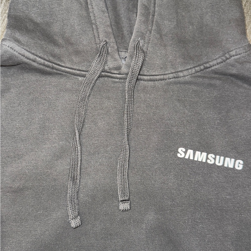 Samsung Black Hooded Sweatshirt with Small Chest Logo - Picture 5 of 10